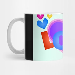 Love written in lovely way Mug